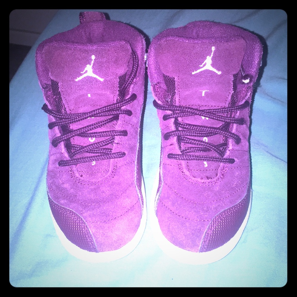 Jordan suede retro 12 purple/burgundy